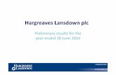 Hargreaves Lansdown plc - WordPress.com · Preliminary results for the year ended 30 June 2016 ... Slide 2 These presentation slides contain forward-looking statements and forecasts