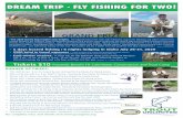 John McGarity - GRAND PRIZEDream Fly Fishing Trip for two! located between the Madison River, Yellowstone National Park and the Henry's Fork puts you smack dab in the middle of some