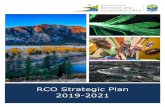 RCO Strategic Plan - Washington State Recreation and Conservation … · 2019-11-22 · This strategic plan describes the work the Recreation and Conservation Office (RCO) is doing