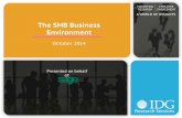 The SMB Business Environment › wp-content › uploads › 2016 › 09 › IDG-Sag… · challenges. The areas SMBs are most frequently making technology investments in include: