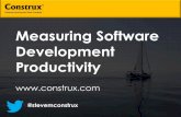Measuring Software Development Productivitycs.uni.edu › ~east › teaching › se › spr16 › notes › SteveMcConnell... · 2016-03-31 · Measuring Software Development Productivity