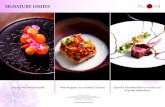 SIGNATURE DISHES › ... › pdf › allium-menu.pdf · 2020-05-28 · Spanish Pyrenees Iberico lamb rack & green asparagus Chiang Mai tomato salad Red snapper, sun choke & Chorizo