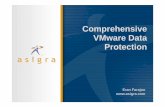 Comprehensive VMware Data ProtectionThe Solution: Asigra Televaulting for VMwareThe Solution: Asigra Televaulting for VMware 1t& l1st & only Clt&C hiComplete & Comprehensive • Protects