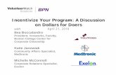 Incentivize Your Program: A Discussion on Dollars for Doerscdn.volunteermatch.org › www › corporations › resources › ... · – 2003 Matching gifts program launched – 2008