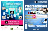 A Variety of Daily Life Situations Plasmacluster Reader...Plasmacluster –Only from SHARP Pollen and air pollution, etc., are known causes of hay fever. A synergistic effect with