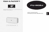 FU-W28J - Sharp Australiasupport.sharp.net.au/downloads/opmanuals/FUW28Jom.pdf · Plasmacluster technology uses plas-ma discharge to produce and release the same positive and negative
