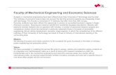 Faculty of Mechanical Engineering and Economic Sciences · 2018-09-06 · FacultyofMechanicalEngineering andEconomicSciences Faculty of Mechanical Engineering and Economic Sciences