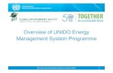Overview of UNIDO Energy Management System Programme · Overview of UNIDO Energy Management System Programme 1. UNIDO’s Mandate: Inclusive & Sustainable Industrial Development (ISID)