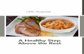 UNC Hospitals - A Healthy Step Above the Rest€¦ · UNC Hospit als A Healthy Step Above the Rest competition-winning food service. Creating a healthy environment through the Healthy