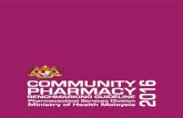 COMMUNITY PHARMACY BENCHMARKING …...community pharmacy practice for the benefit of consumer/ patients. For the purpose of this guideline, the community pharmacy is defined as a premise