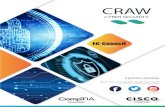 CRAW Security · CRAW 101 01011 CYBER SECURITY -Council courses 009 Ito O 10.1 0. 01 10001 CompTlA courses We also have partner such CERTIFICATIONS many such giants and reputed clients
