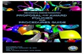 THE NATIONAL SCIENCE FOUNDATION PROPOSAL AWARD AND POLICIES · 2010-12-22 · The Proposal & Award Policies & Procedures Guide2 is comprised of documents relating to the Foundation's