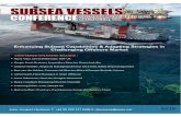 2nd Subsea Vessel onference - Whitmore Group | A global ...€¦ · Subsea Equipment and lifting capacity - Installation and Heavy Lift strategies, ... Receive a detailed European