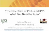 The Essentials of Pests and IPM: What You Need to … › documents › swoyer-essentials-of...Problems Caused by Pests PA IPM Program 1/2014 3 • People don’t like them in their
