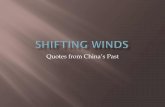 Quotes from China’s Pastphsapwh.weebly.com › uploads › 8 › 0 › 0 › 1 › 8001776 › shifting_winds.pdfThe first people who starved to ... committee brought a whole mob