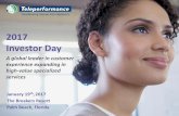 2017 Investor Day › media › 3924082 › ... · Global outsourced CX market expected to grow across all regions • APAC (domestic), the fastest-growing market at a 2016-2020 CAGR