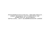 PHARMACEUTICAL RESEARCH AND MANUFACTURERS OF …phrma-docs.phrma.org/sites/...301_submission_20092.pdf · and controls necessary to safeguard the drug supply chain against counterfeit