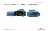 Micro Motion 9739 MVD Transmitters - Emerson › documents › automation › user...manual. Product data sheets and manuals are available from the Micro Motion web site at . Return