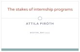 Internships and mentoring - Wild Apricot · FIT’s position paper Attila Piróth, Internships and Mentoring Boston, May 2017 Benefits for interns May find out if a particular career