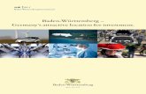 Baden-Württemberg – Germany’s attractive location for ... · Baden-Württemberg‘s potential for innovation is the greatest by far within the European Union. The main reasons