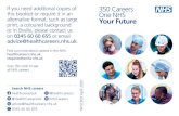 350 Careers One NHS Your Future...350 Careers One NHS Your Future If you need additional copies of this booklet or require it in an alternative format, such as large print, a coloured