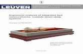 Ergonomic analysis of integrated bed measurements: towards … · 2016-05-25 · Ergonomic analysis of integrated bed measurements: towards smart sleep systems Vincent VERHAERT Dissertation