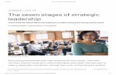 leadership The seven stages of strategic › ... › The-seven-stages-of-strategic-leaders… · Strategic leadership is the ability to handle complex problems for which there is
