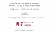 Computational Systems Biology Deep Learning in the Life ... › assets › slides › 6.874-lecture-16-2019.pdf · Computational Systems Biology Deep Learning in the Life Sciences
