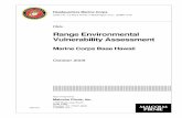 Range Environmental Vulnerability Assessment · groundwater must be assumed to discharge offshore (EMC, 1991; Takasaki et al., 1969). The waters surrounding the KBRTF are classified