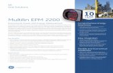 YEAR Multilin EPM 2200 - GE Grid Solutions€¦ · Management systems (BMS). The EPM 2200 provides energy visibility, allowing owners and operators to quickly, accurately and centrally