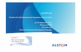 SmartGrid Alstom Grid P · 1. Maximize CO2 free energy and reduce environmental impacts E.g.: Europe over 50% of generation investment until 2020 is in renewable energy Enable renewable