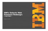 IBM's Galactic Web Presence Redesign - Front Page IBM... · There has not been a significant recovery from the 9% point drop in home page satisfaction seen in Q2 2011 following the