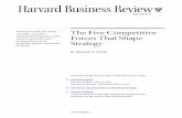 The Five Competitive Forces That Shape Strategy...The Five Competitive Forces That Shape Strategy harvard business review • january 2008 investment. If the forces are benign, as