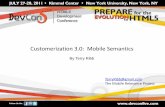 Customerization 3.0: Mobile Semantics › expo › devcon5 › presentations › terry-rib… · Brand Advisors Super Filters Fandom Avatars Super Personas Virtual Experience Super