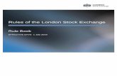 Rules of the London Stock Exchange€¦ · RULES OF THE LONDON STOCK EXCHANGE 1 July 2019 Page 6 counterparty (a) for the purposes of the default rules, the person(s) contracting
