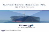 N 8 TOPCO H - Navig8 Group · 2 “Havingconcluded delivery of our newbuilding LR2 fleet in Q1 FY20, positive movement in crude and larger product tanker earnings during Q2 was supportive
