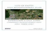CITY OF EUSTIS 2016 REDEVELOPMENT PLAN - Revizecms5.revize.com/revize/eustisfl/Planning/Draft 2016... · 2017-10-10 · October 20, 2016 LPA November 3, 2016 CRA December 1, 2016
