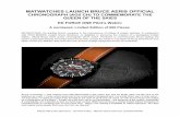 MATWATCHES LAUNCH BRUCE AERIS OFFICIAL...CHRONOGRAPH MOVEMENT: Swiss Made Quartz Chronograph Ronda 5021.D Waterproof up to 200 meters/660 ft CASE: Material: Stainless steel, 316L PVD