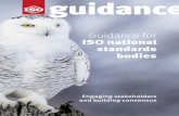 Guidance for ISO national standards bodies · 2019-10-31 · the arrangements of national consensus building. 3.1 P2 The range of relevant national stakeholders to be engaged will