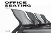 OFFICE SEATING - Knoll - Modern Furniture Design for the ... · • Knoll also partners with BIFMA (Business and Institutional Furniture Manufacturers Association) to promote level