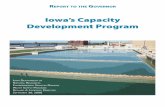 Iowa’s Capacity Development Program€¦ · RepoRt to the GoveRnoR on Iowa’s CapaCIty Development pRoGRam aCknowleDGement The Department would like to thank the following individuals