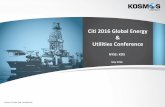 Citi 2016 Global Energy Utilities Conference · Investor Presentation 10 May 2016 Tortue Field We have delineated the Tortue discovery to define a significant gas resource of ~15