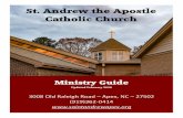 St. Andrew the Apostle Catholic Church€¦ · Ministry Guide Updated February 2020 3008 Old Raleigh Road – Apex, N – 27502 (919)362-0414 St. Andrew the Apostle Catholic Church
