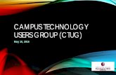 CAMPUS TECHNOLOGY USERS GROUP (CTUG) · May 10, 2016. AGENDA 1. Information Security Policy • CSU Evolution of policies & standards • Alignment of CSUDH IT Policy to CSU Policy