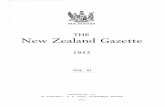 THE New Zealand Gazette · Cancelling the registration of a society, 1606. Registration of a friendly society, 1703, 1779, 1781. G Gaming Act-Regulations respecting admission to racecourses