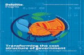 Transforming the cost structure of government...Transforming the cost structure of government What will be your agency’s Act Two on budget reductions? A report from the Deloitte