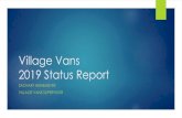 Village Vans 2019 Status Report - | Intercity Transit...Workforce Development Program Passenger: Employment Related Transportation. Reduce transportation barriers so that passengers