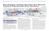 Evolution of the design for Bond Street Elizabeth line station · Evolution of the design for Bond Street Elizabeth line station NOTATION ASD adjacent site development CAD computer-aided
