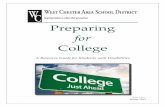 Preparing - Schoolwires...Preparing for College A Resource Guide for Students With Disabilities Deciding to go to college is both an exciting and anxious time for any student, let