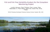 Fish and Fish Prey Variability Analysis for the Ecosystem ... · Fish and Fish Prey Variability Analysis for the Ecosystem Monitoring Project Lyndal Johnson, Paul Chittaro, Dan Lomax,